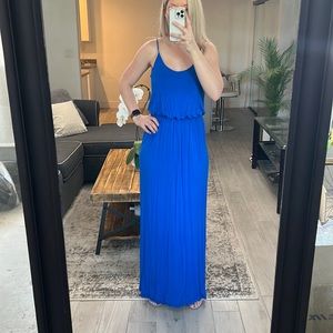 Lush Ocean Blue Maxi Dress - New!